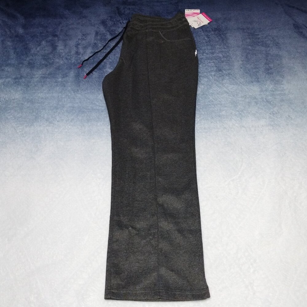 Women's Smitten Easy Care Gray Sweat Pants Size XLG. NWT.